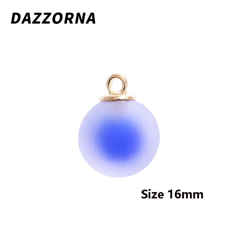 10 шт./лот 16 мм женские ювелирные изделия DIY серьги ожерелье аксессуары цветная