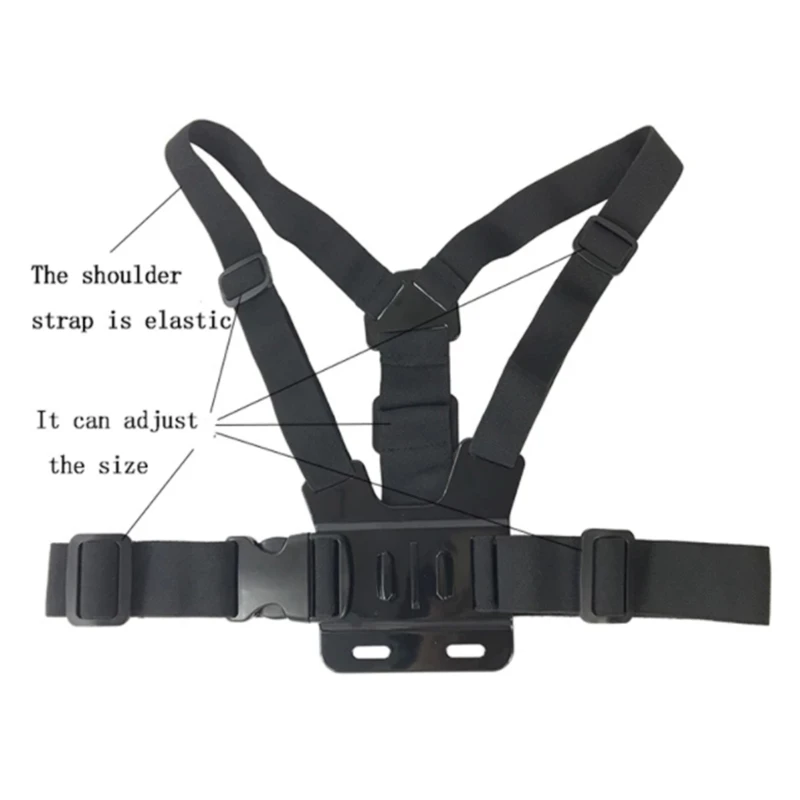 Adjustable Cell Phone Chest Mount Harness Strap Holder Mobile Phone Clip For iPhone 13 12 Samsung Video Outdoor Shooting Support