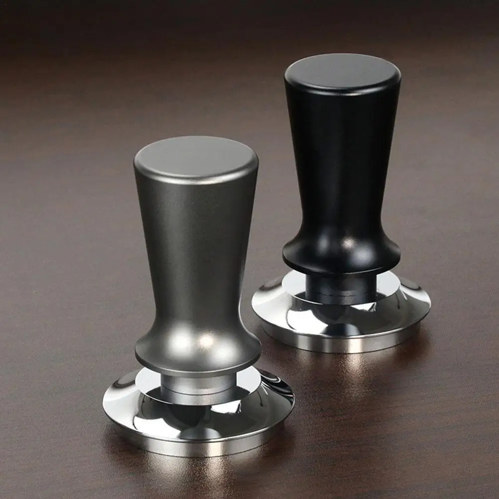 

51/53/58mm Adjustable Depth Coffee Tamper Calibrated Steady Pressure Espresso Distributor Steel Tamper Barista Tools