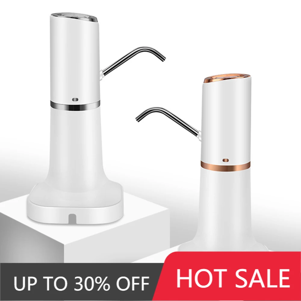 

Умный дозатор для питьевой воды с USB-зарядкой, Электрический автоматический насос для бутылок с питьевой водой, бытовой диспенсер, Маленьки...