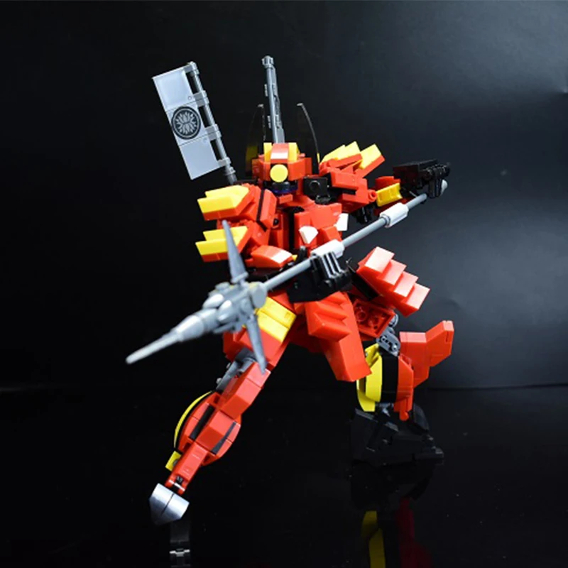 454 шт. оригинальный дизайн меха воин строительные блоки игрушки для детей Броня