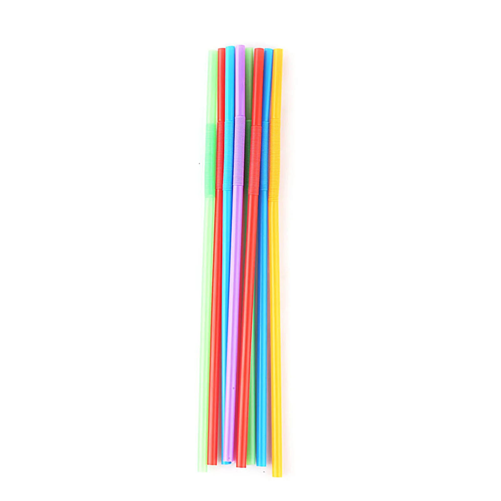 

100 Pcs/bag Disposable Plastic Straw Color Art Straws Curved DIY Shape Straw PP Elbow Strong And Sturdy