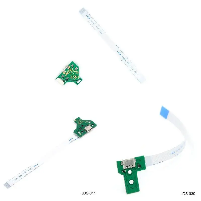 Фото Печатная плата с USB-портом для зарядки, разъем для 12Pin JDS 011 030 040 055 14Pin 001, коннектор для контроллера PS4, 1 шт. №2