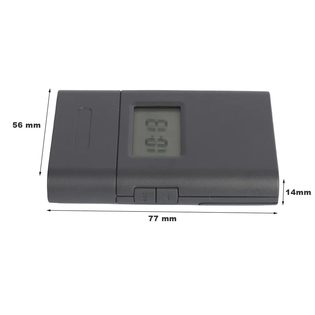 

newDigital Portable Alcohol Tester Small Square Shape Audible Alert Red Backlight Screen Mouth Piece Quick Response And Resume
