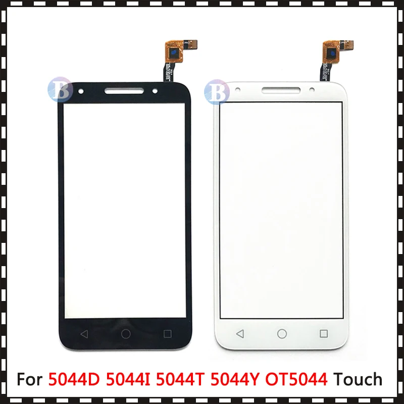 

10pcs/lot 5.0" For Alcatel One Touch U5 5044D 5044I 5044T 5044Y OT5044 Touch Screen Digitizer Sensor Outer Glass Lens Panel