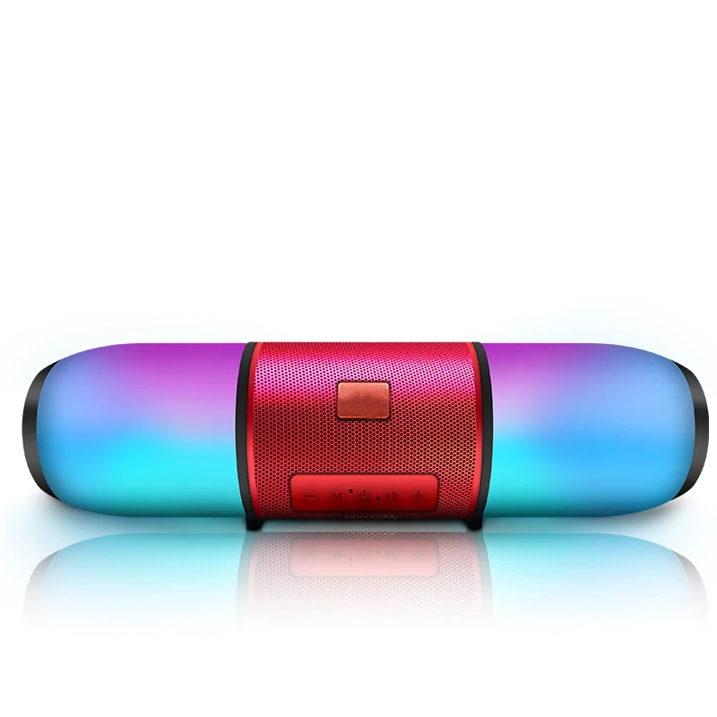 Беспроводной Bluetooth динамик Портативная колонка звуковая коробка Красочный