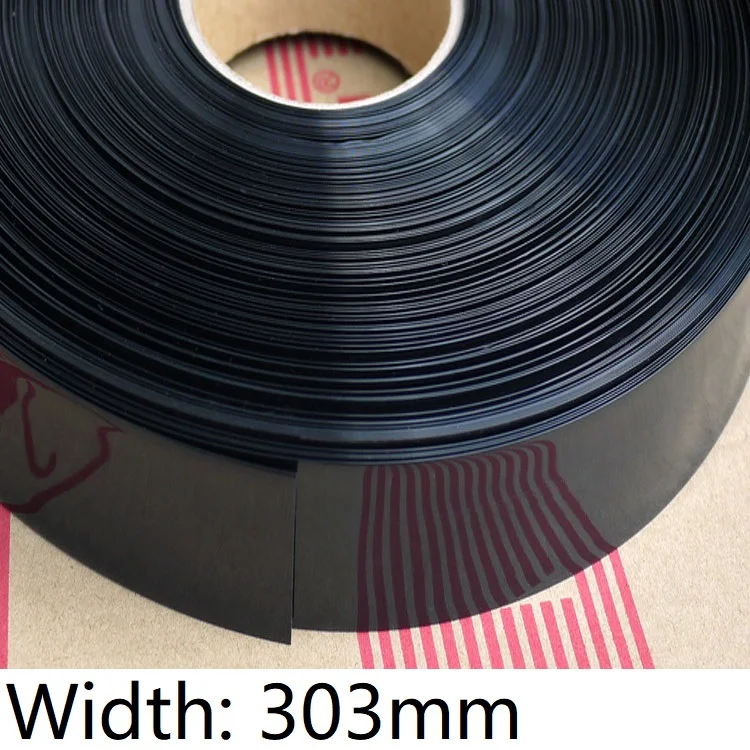 

Width 303mm PVC Heat Shrink Tube Dia 193mm Lithium Battery Insulated Film Wrap Protection Case Pack Wire Cable Sleeve Black
