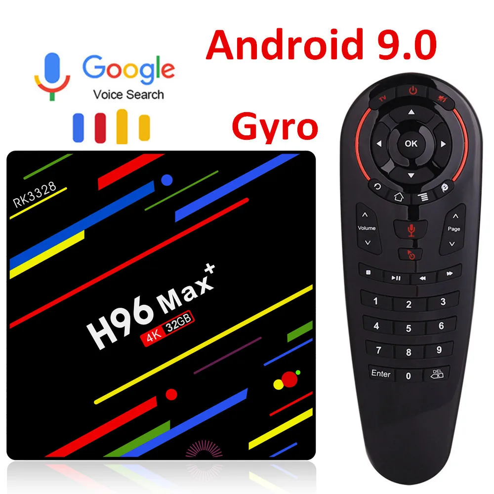 ТВ приставка H96 MAX plus RK3328 на Android 9 0 4 + 64/32 ГБ Wi Fi 4K Youtube|ТВ-приставки и медиаплееры| |