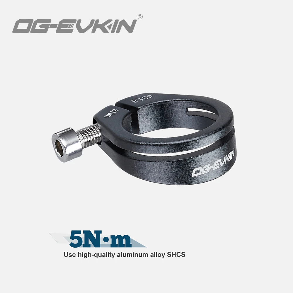 OG-EVKIN SC-002 Seat Tube Clamp 31.8/34.9mm Ultralight Alloy Aluminum Seat Post For Road MTB Bike Parts For Carbon Frame Cycling