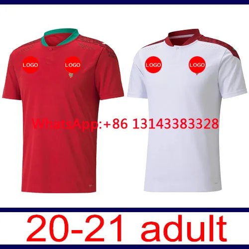 

20-21 Free shipping Morocco adult 2020 2021 Best quality Top Best custom shirt