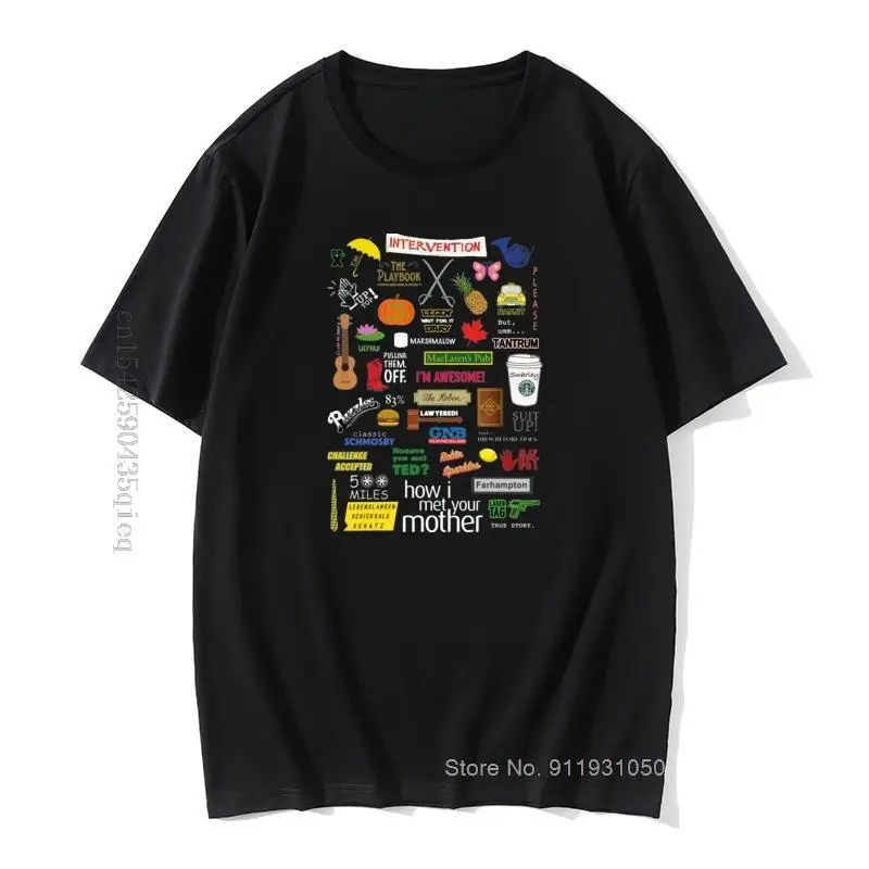 

Mens Bet T Shirts How I Met Your Mother T-Shirt Cotton Mens Tee Shirt Big Graphic Cute Beach Tshirt