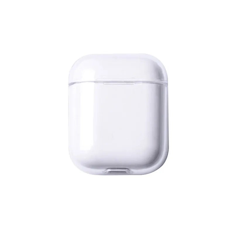 Transparent 1 шт для Airpods чехол прозрачный защитный чехол Коробка Сумка Bluetooth гарнитура чехол ударостойкий вкладыши чехол Водонепроницаемый - Цвет: Transparent
