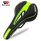 WEST BIKING велосипедное седло из мягкой дышащей ткани Ciclismo Подушка дорожный велосипед седло велосипеда езда на велосипеде на переднем сиденье седла