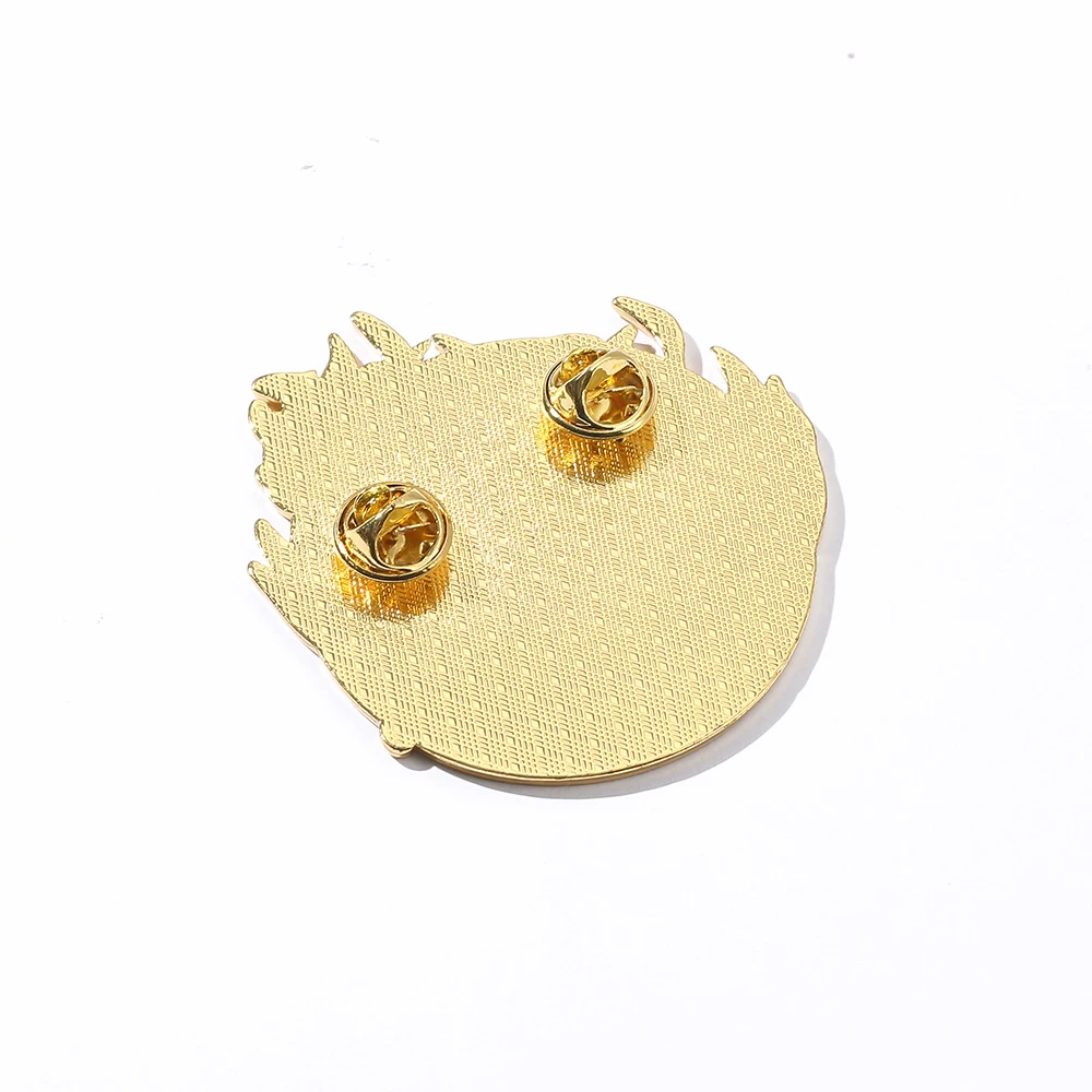 Японское аниме манга рассекающий демонов жесткие эмалевые значки брошь на