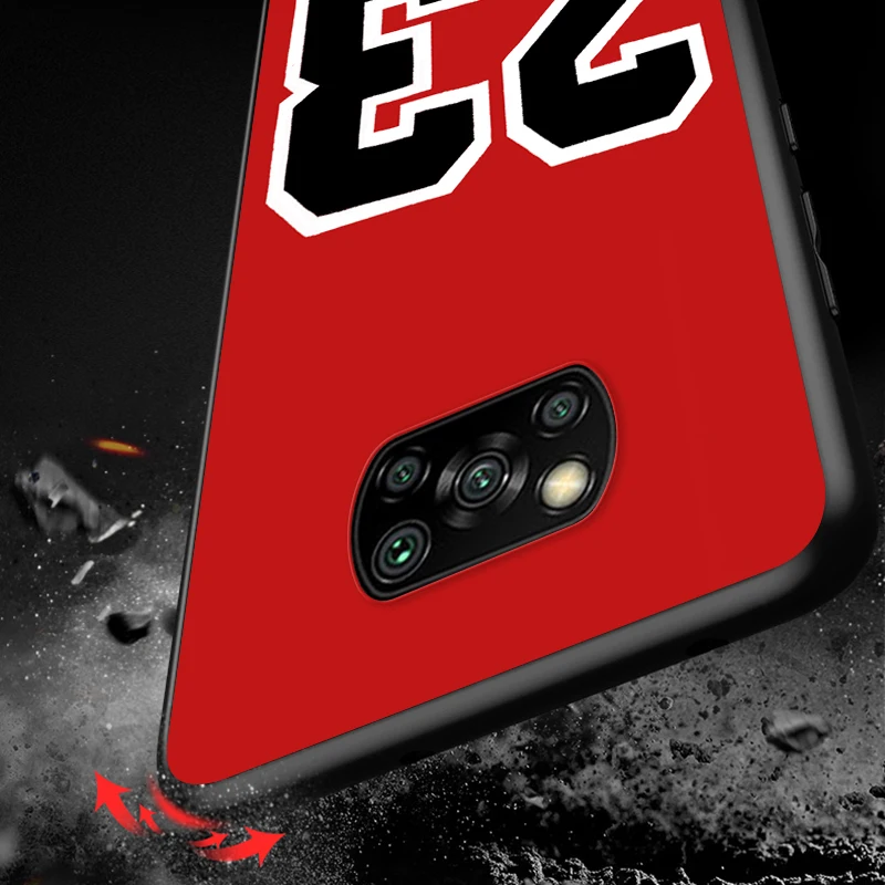 

Basketball No 24 23 for Xiaomi Poco X3 NFC X2 M3 M2 F2 Pro C3 F1 A2 Lite A1 Mix3 Play Silicone Soft Black Phone Case