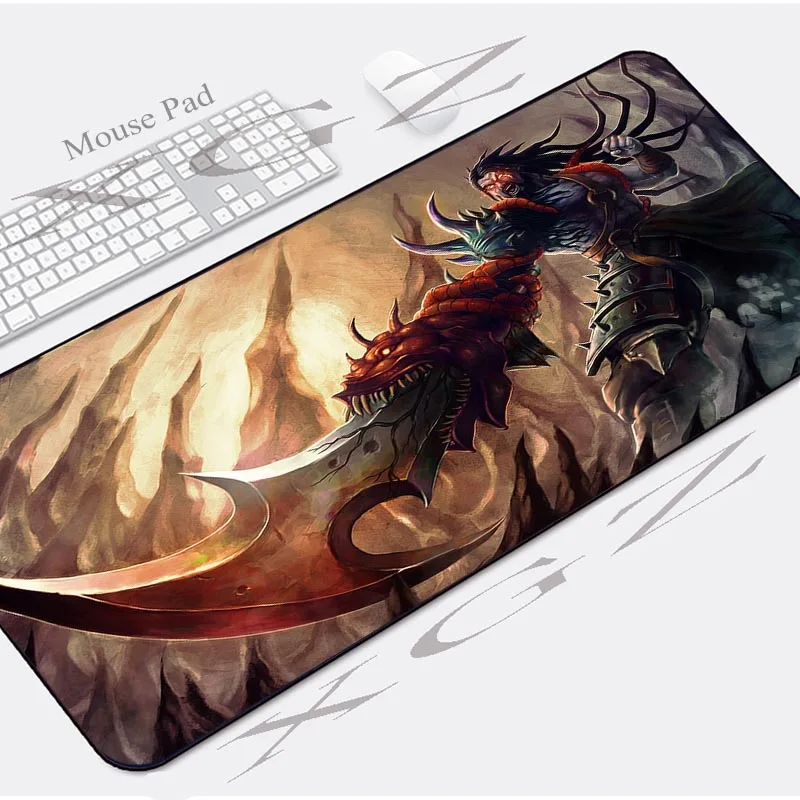 Большой игровой компьютерный Настольный коврик XGZ с черной застежкой аниме