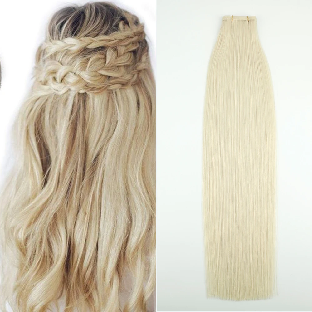 

Sobeauty Top Quality Blonde Raw Cuticle Intact Virgin Remy Machine Flat Weft Hair Extension