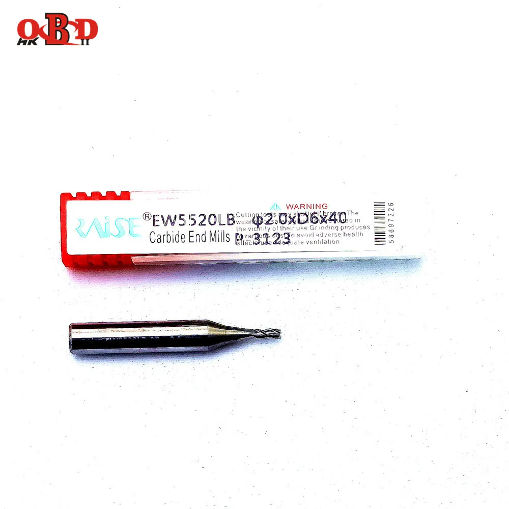 

Original Raise Durable Anti-breakage Milling Cutter Tungsten Steel End Mill 1.5 2.0 2.5MM for Vertical Key Cut Machine