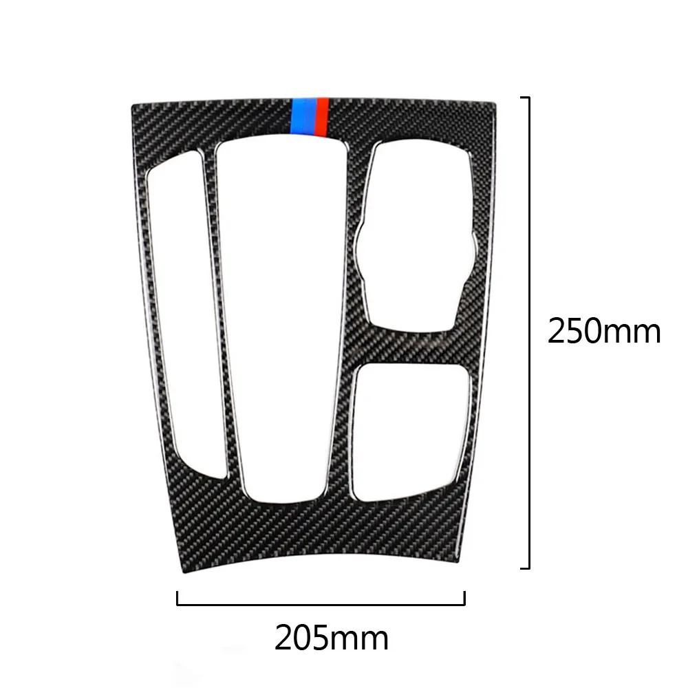 

Car Styling For BMW X5 X6 F15 F16 Real Carbon Fiber Central Control Gear Shift Panel Covers Stickers Trim 2015 2016 2017 2018
