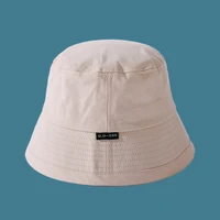 new spring pure color fisherman hat men and women personality cloth standard joker leisure basin hat bucket hat