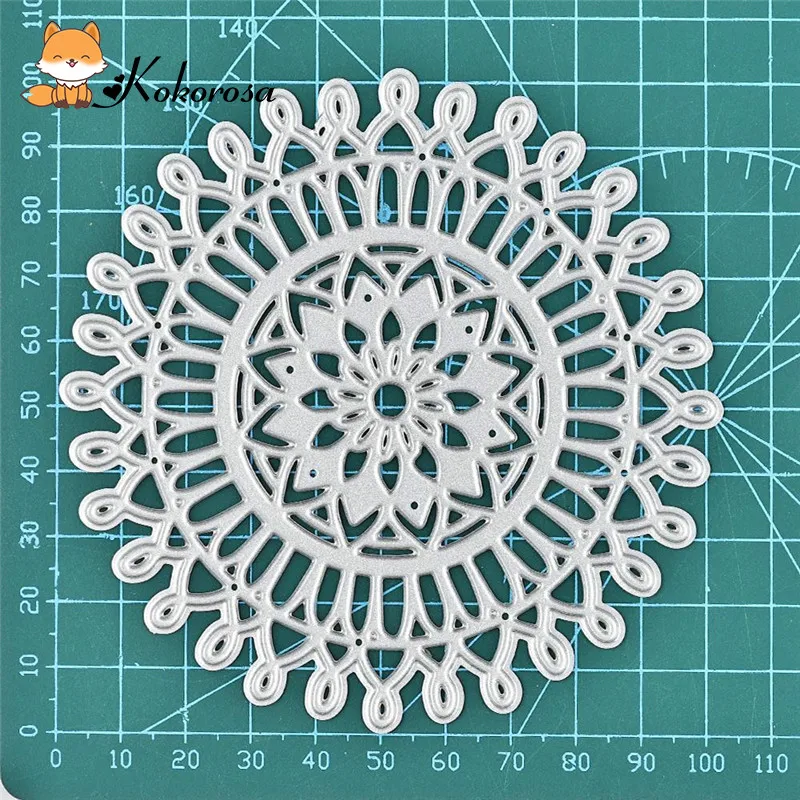 Kokorosa Круглые режущие штампы металлические Скрапбукинг альбом для карт тиснение