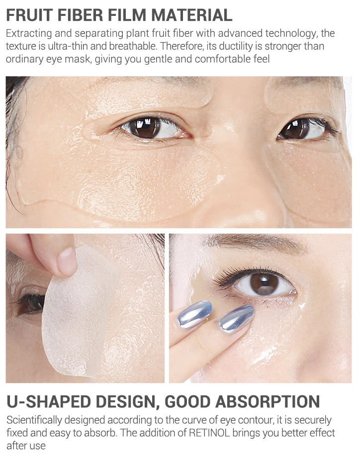 LANBENA Retinol маска для глаз Уменьшает морщины против старения укрепляющий крем для глаз 50 штук