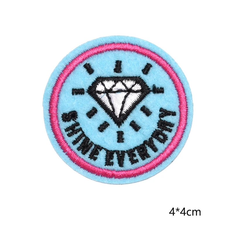 Нашивки с милым рисунком нашивки железными надписями на одежду полосатые