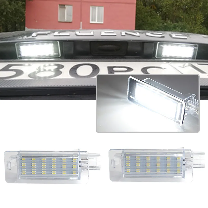 

LED License Number Plate Light Lamps For Renault Grand Scenic 2 3 Grand Modus Laguna Sport Tourer 2 3 Espace 4 Latitude L70 Zoe