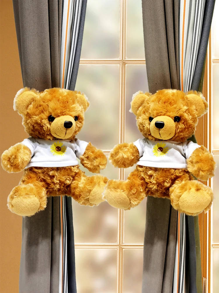 2 шт./компл. завязки для штор в виде медведя Тедди | Дом и сад