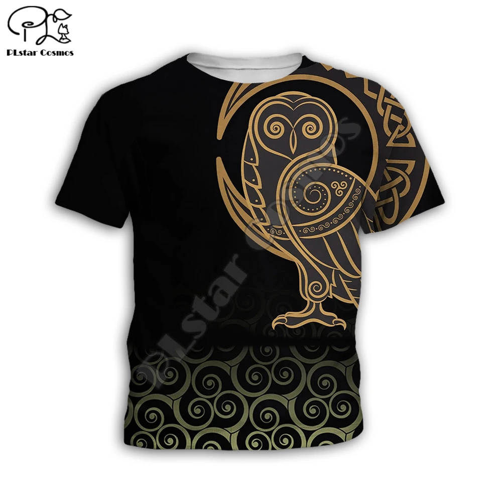 

PLstar Cosmos 3d Print Newest Viking Pirate T-Shirt Kids Boys Short-Sleeve Top Cool Tattoo Tees Casual Children Wear Style-1