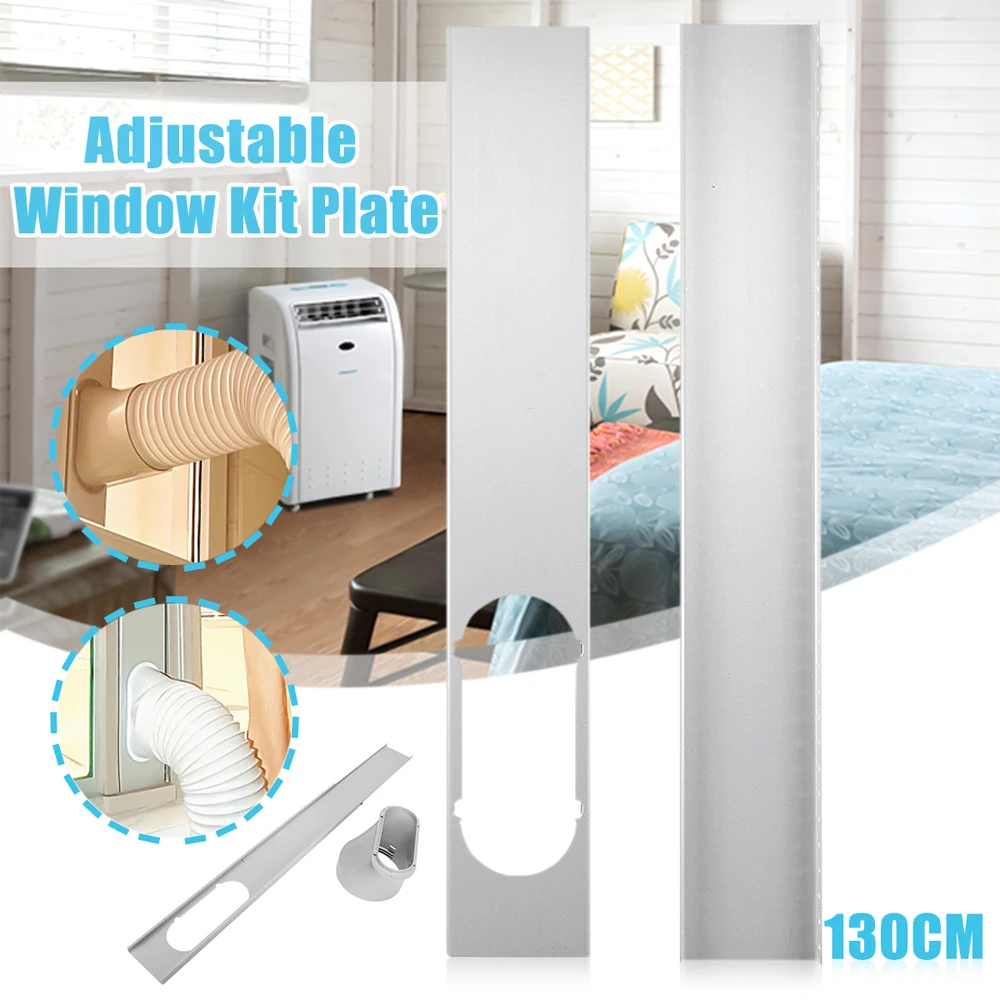 

2020 Summer Hot 6Inch Adjustable Window Kit Plate Window Adaptor for Portable Air Conditioner Exhaust Hose Tube Connector