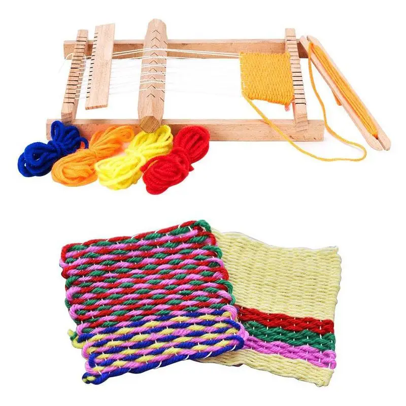 

Toys For Girls DIY Hand-Knitting Wooden Loom Toys Children Weaving Toy Children's Toys Machine Woven Art Educational Educational
