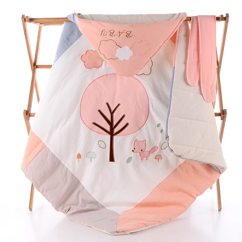 Цветной хлопковый жилет с принтом Keyline зимний Детские утолщенные одеяла рисунком