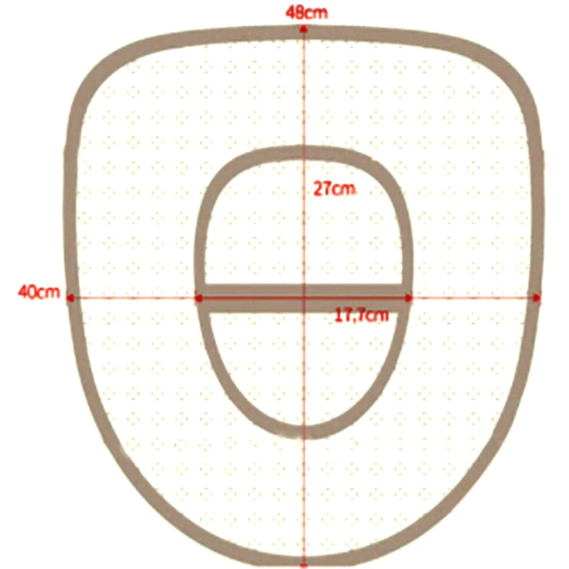Одноразовое покрытие на сиденье унитаза 100% водонепроницаемый коврик для сиденья