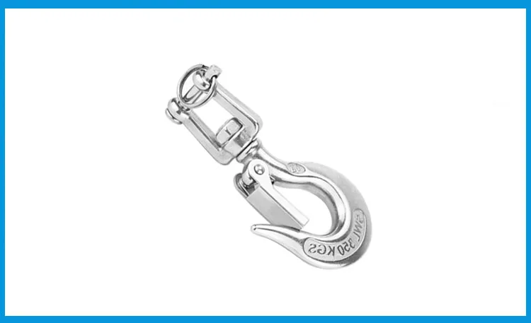 Крюк из нержавеющей стали 304 шарнирный подъемный с защелкой | Обустройство дома