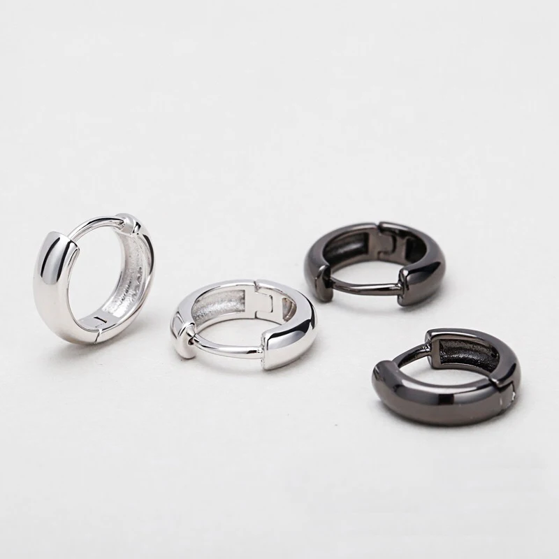 

MENGYI Classic Minimalist 9 2 5 Hoop Earrings For Woman's Or Men's Punk Round Clip Earrings Daily Wear Fine Jewelry Wholesale