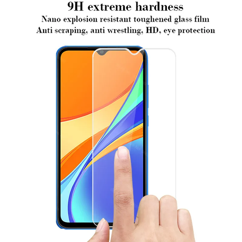 Защитное закаленное стекло 4 шт. для Xiaomi Redmi 9C Redmy Redme 9 C 6 53 дюйма Защитные пленки