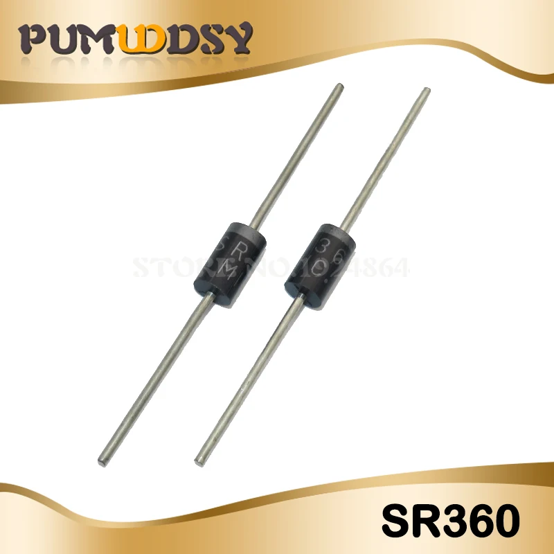 20 шт. Диод Шоттки SR360 3A 60V DIP DO-27 | Электронные компоненты и принадлежности