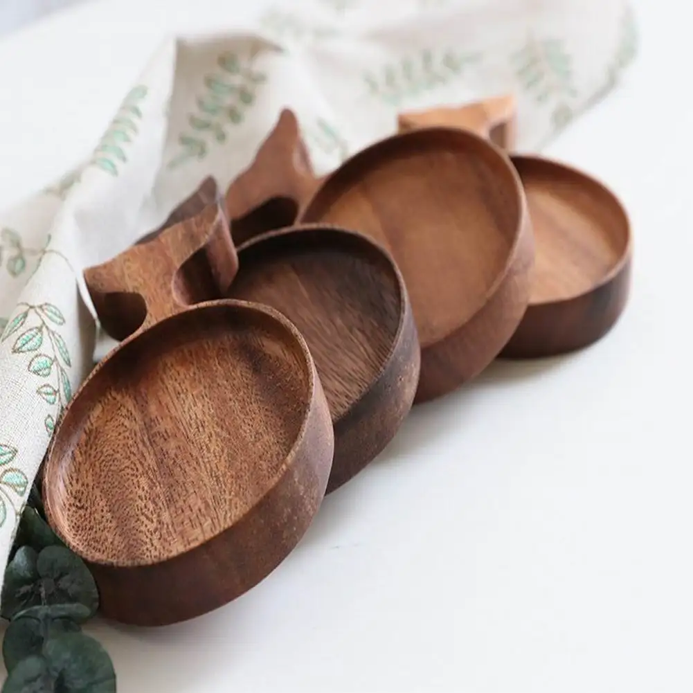 Японское деревянное блюдо из акации деревянная рыба креативная японская ретро