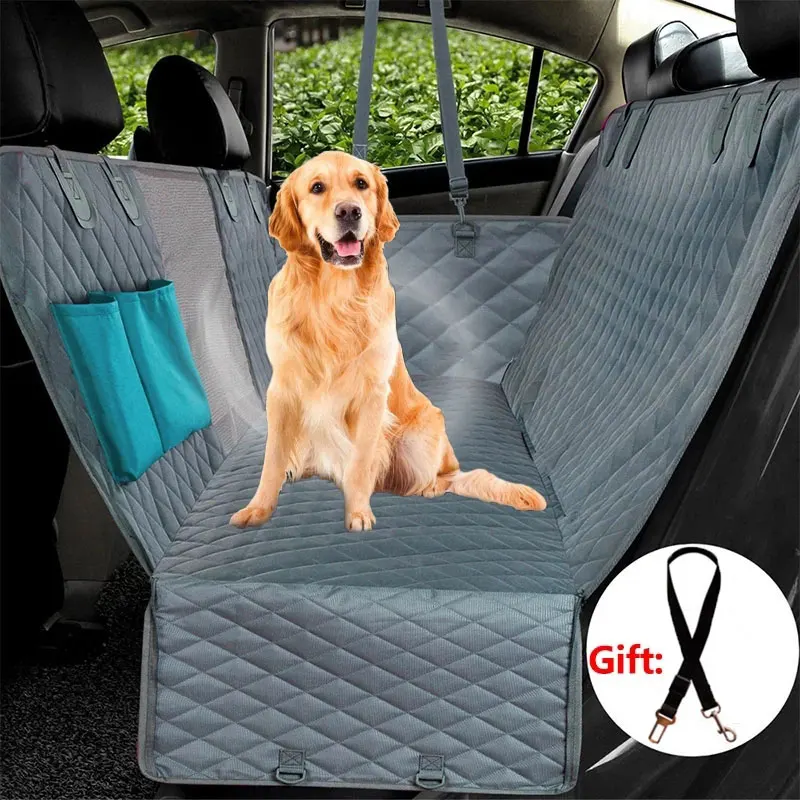 

Pet Dog Car Seat Durable Waterproof Car Rear Back Seat Mat Dog carrier Non-slip Safety prevent damage Pet carrier Dog accessori