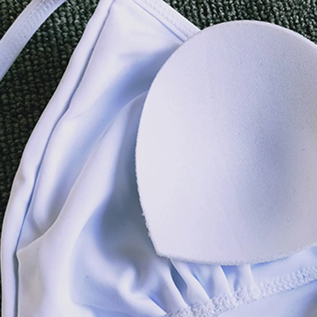 

Bikini Women Bandage Swimsuit Bikinis 2020 Sexy Push Up Swimwear Low Waist Bathing Suit Back Cross Beachwear Swim Suit Biquini