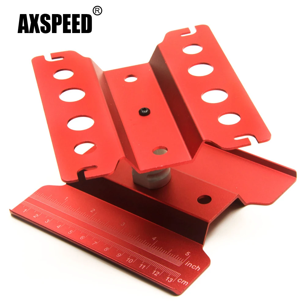

AXSPEED Metal Repair Station Work Stand Assembly Platform for TRX-4 Axial SCX10 D90 Tamiya HSP 1/10 1/8 RC Crawler Car