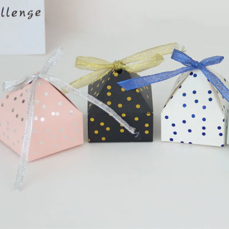 50 шт. в пирамидальном стиле свадебные сувениры драже Крещение конфеты черный