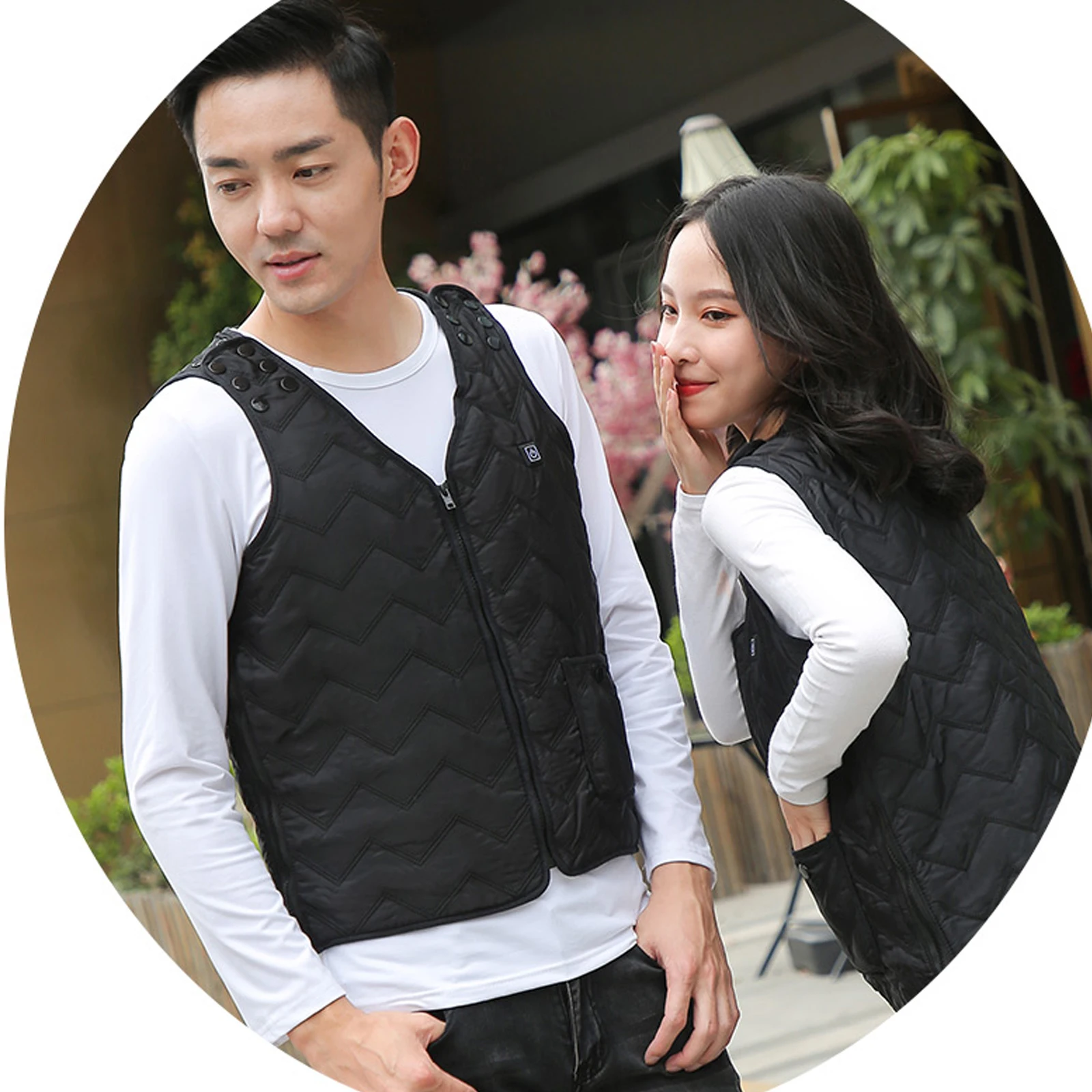 

Electric Vest Chargings Intelligent Heating Clothes Electric Self-heating Vest Warm And Warm Waist Protections Thermal Clothing