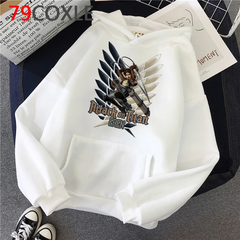 

Attack on Titan hoodies men Oversized anime y2k aesthetic grunge male clothing Korea