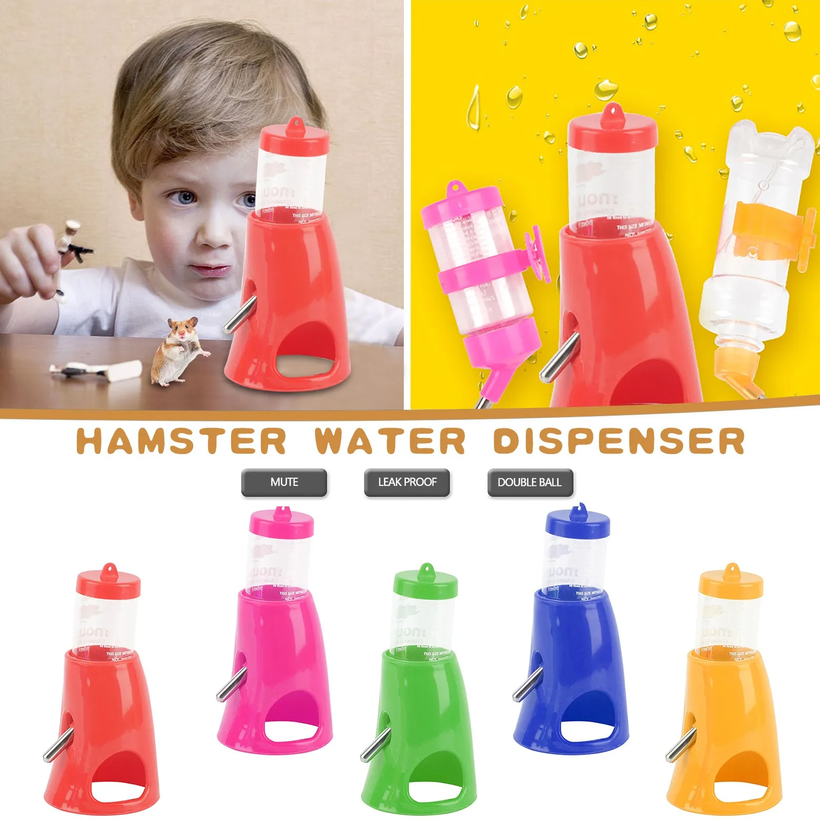 Симпатичный Хомяк в стиле Хо для использования питьевой воде костюм двойного