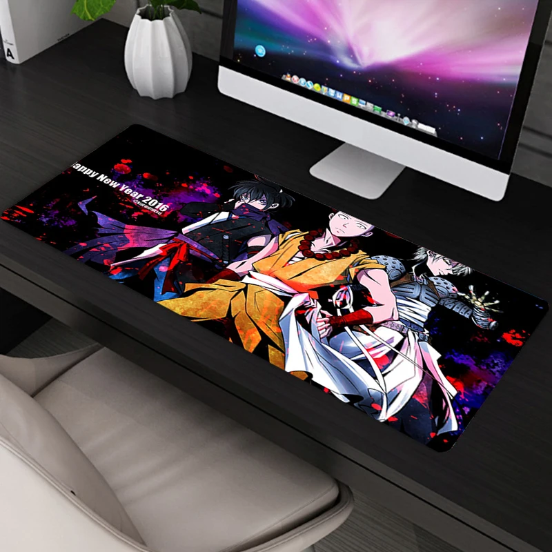 

One Punch Man Portable Large Gaming Mouse Pad Gamer Waterproof PU Leather Suede Desk Mat Computer Mousepad Keyboard Table Cover