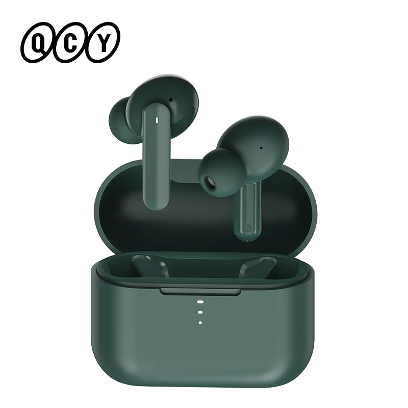 Беспроводные Bluetooth-наушники QCY T10 4 микрофона с шумоизоляцией и двойным якорем |