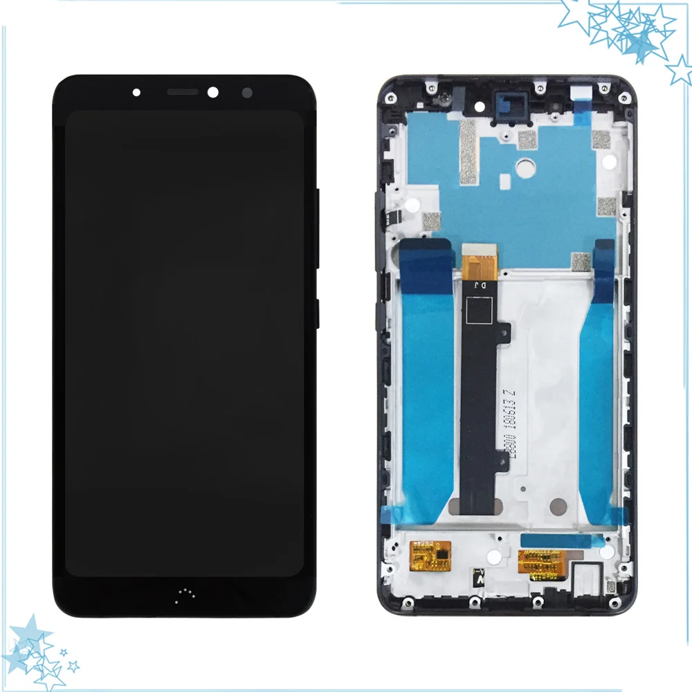 

Black/White For BQ Aquaris X2/X2 Pro LCD Display Touch Screen Digitizer LCD Pantalla Tactil Con Marco with Frame Replacement