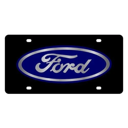 

Ford Blue Oval Logo License Plate Car Truck Trailer Tag Vanity Plate